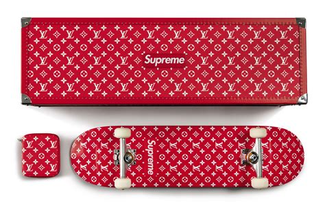 louis vuitton supreme skateboard for sale|Louis Vuitton skateboard set.